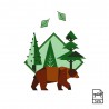 Brown bear - Vector graphics - Vector graphic, format: svg. Download for personal, private and non-commercial use. 