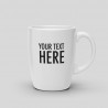 Customizable mug - White Ceramic Mug. 325ml 